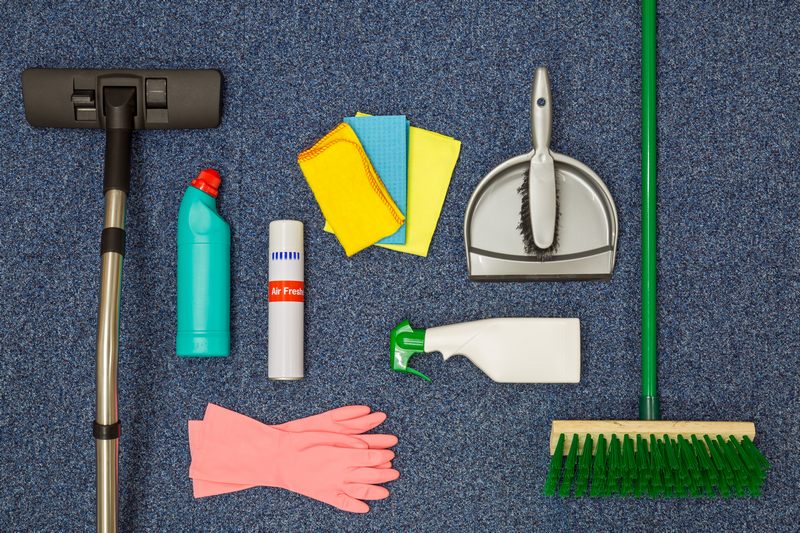 Материали за пране и почистване на килим от петна